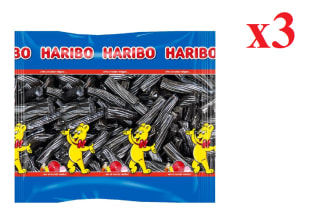 3 x Regaliz chuches Lampions Negro 2Kg Golosinas Haribo por 14.97€