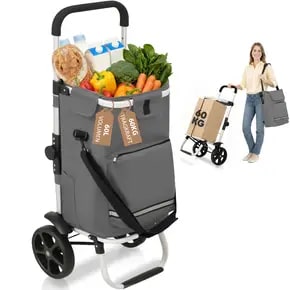 Sekey 3-in-1 boodschappentrolley met koelvak voor €27,95 bij Joybuy