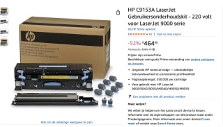 HP LaserJet 220V User Maintenance Kit Onderhoudspakket voor €464 bij Amazon