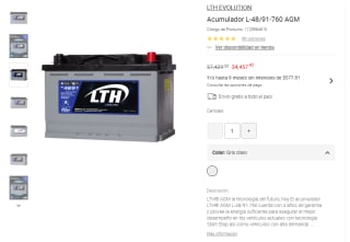 Batería L-49-900 AGM por $4,679 | Oferta Liverpool