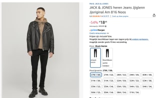 JACK & JONES heren Jeans voor €18,45 bij Amazon