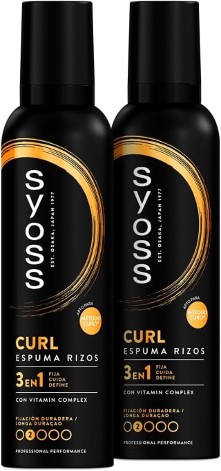 4 botes Syoss Espuma Rizos Flex de 250 ml por 6.49€