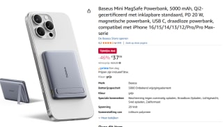 Baseus Mini MagSafe Powerbank 5000 mAh voor €37,99 bij Amazon