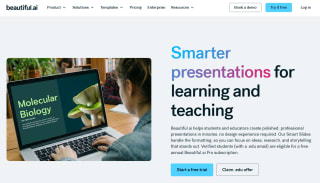 Beautiful.ai Pro (1 año) Gratis para Estudiantes