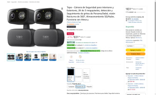 Kit 2 Cámaras Tapo C217 2K por $598 | Amazon Access