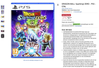 DRAGON BALL: Sparking! ZERO - PS5 - F/NL voor 31,96 euro