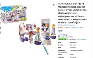PLAYMOBIL Color: Modeontwerpset - 71373 voor €17,49 bij Amazon