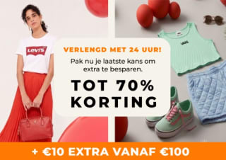 €10 extra korting bij besteding vanaf €100 bij To Be Dressed