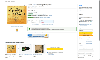 Álbum Vinil Counting Crows 'August And Everything After' por $703 | Amazon