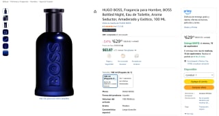 HUGO BOSS BOSS Bottled Night (100 ml) por $629 en Amazon