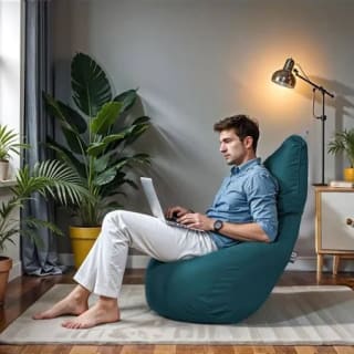 Happers puff pera polipiel glaciar XL por 69.99€