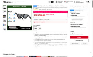 Gafas Blackview BV100 32GB por $738 | Oferta AliExpress