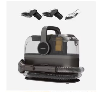 Mellerware Aspirador de tapicerías y alfombras de 600W con doble depósito por 57,99€