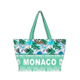 Bolsa Holly verde estampado MONACO tamaño pequeño por 1.99€