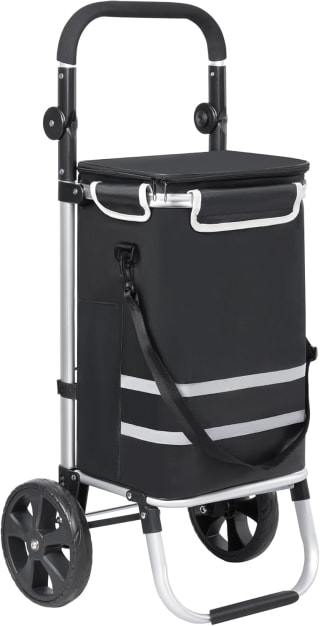 T-Lovendo Carro Compra Plegable Ruedas Grandes Aluminio Ligero por 21.49€