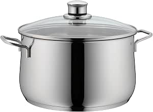 WMF Diadem Plus Olla Baja 6.5 L Ø24 cm, Acero Inoxidable con tapa por 30.49€