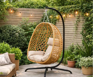 Hangstoel met standaard voor €99