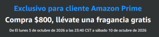 Gratis Fragancia al comprar $800 en productos Cetaphil en Amazon