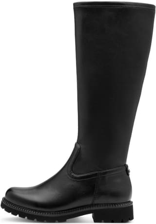 Tamaris Hoge dames laarzen zwart voor €24,98 bij Bol
