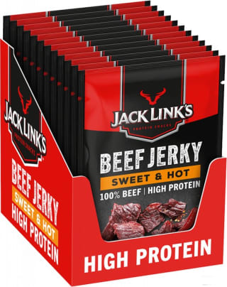 Jack Link's Sweet & Hot Beef Jerky -12x60g voor €42,89 bij Bol