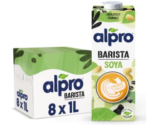 ALPRO Bebida de soja edición barista caja 8X1L por 8€