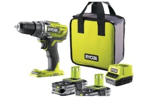 Perceuse-visseuse sans fil RYOBI R18DD3 215S 18V 2 batteries 1,5Ah à 84,49€