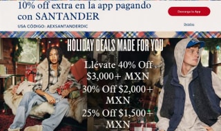 Cupón American Eagle: 10% de Ahorro con Santander