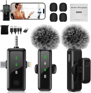 Micrófono Solapa Inalámbrico 3 en 1 por $239 | Amazon