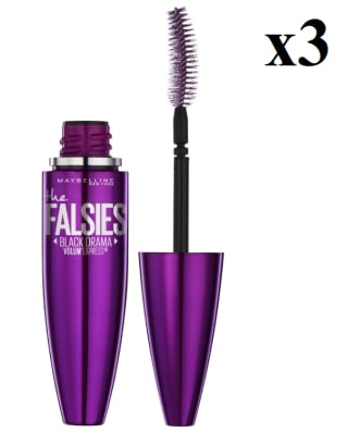 3 x MAYBELLINE The Falsies Volum Express, Máscara de Pestañas de 8.2ml por 8.55€