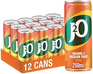 J2O Orange & Passion Fruit 12 x 250ml Cans for £5.69 (Prime Deal)