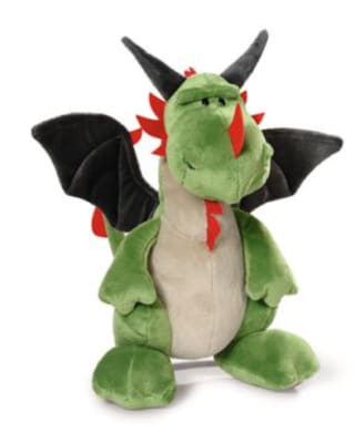 Peluche Sant Jordi Dragón Verde 30cm por 22.99€