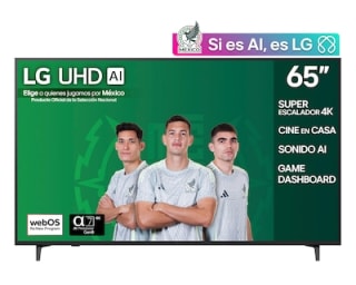 Smart TV LG 65" 4K UHD por $7,499 | Coppel