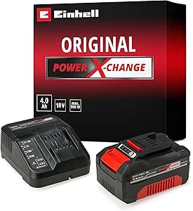 Einhell 18 V/4.0 Ah Power X-Change starter kit voor €24,99 Amazon