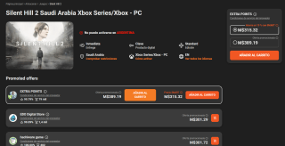Silent Hill 2 Xbox por $394 | Gamivo (VPN Arabia Saudita)