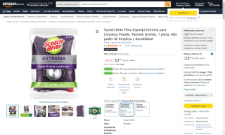 Esponja Scotch-Brite Fibra Extrema por $22 | Amazon