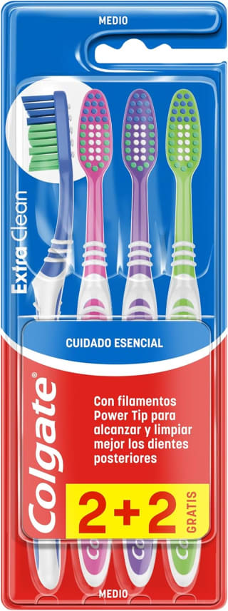 8 cepillo dientes COLGATE Extra Clean medio por solo 2.78€
