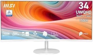 Monitor MSI Pro MP341CQW E12 34" UltraWide Quad HD 120Hz VA Curvo por 199€