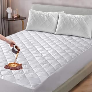 Quilted Waterproof Mattress Protector Super King (182 x 200 cm) Supersoft 30 cm Deep