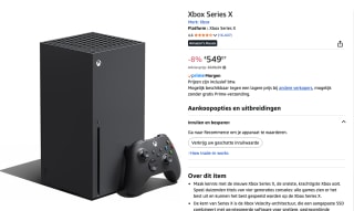 Xbox Series X Console voor €549,07 bij Amazon