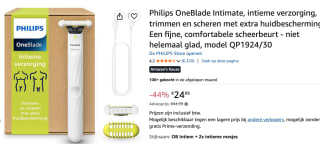 Philips OneBlade Intimate voor €24,99 bij Amazon