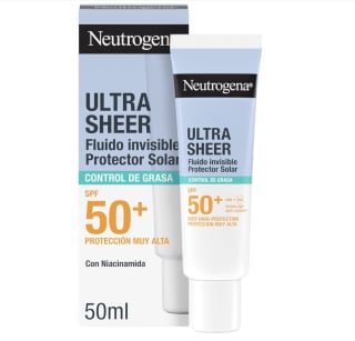 NEUTROGENA ultra sheer solar fluido invisible oil control spf50+ 50ml por 11,58€
