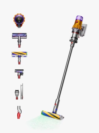 Dyson V12 Detect Slim Absolute Cordless Vacuum Cleaner – Yellow/Nickel, 2-Year Guaran