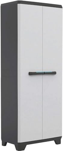 Keter Armario Linear Escobero con 2 puertas y 3 baldas por 69.99€