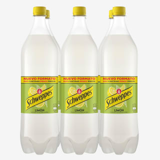 6 botellas Schweppes Naranja o Limón, Refresco Bebida Refrescante 1.5L por 5.40€