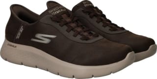 Skechers Go Walk Flex Slip-ins bruin Leer voor €39,76 bij Bol