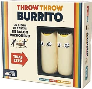 Exploding Kittens Throw Throw Burrito, Juego Fiestas Balón Prisionero por 17.09€