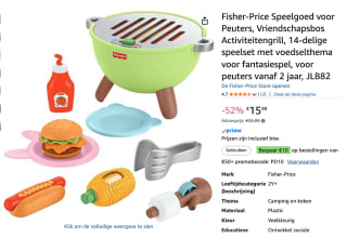 Fisher-Price speelgoed grill Friendship Forest voor €15,99 bij Amazon