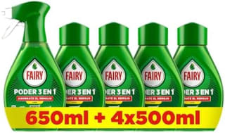 Fairy Pack Poder Sin Remojo Limón Spray 650ml + 4 Recambios 500ml por 15.99€