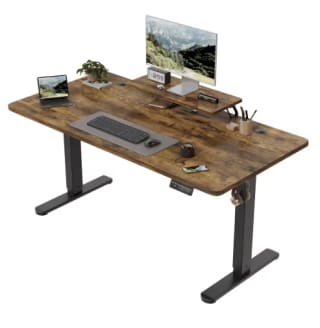 Devoko Escritorio eléctrico altura ajustable 160 × 70 cm soporte monitor por 92.51€