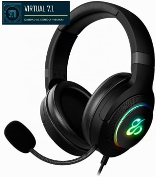 NEWSKILL Sobek 7.1 V2 Auriculares Gaming Sonido Virtual 7.1 RGB por 24.99€
